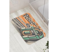 Коврик противоскользящий JoyArty "Ретро вечеринка" для ванной, сауны, бассейна, bath_9669