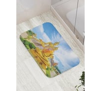 Коврик противоскользящий JoyArty "Золотая индия" для ванной, сауны, бассейна, bath_14872