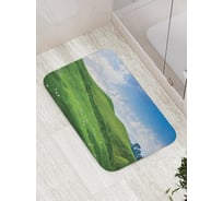 Коврик противоскользящий JoyArty "Пастбище на холмах" для ванной, сауны, бассейна, bath_14891