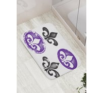 Коврик противоскользящий JoyArty "Контрастный орнамент" для ванной, сауны, бассейна, bath_14859