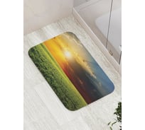 Коврик противоскользящий JoyArty "Облачный закат" для ванной, сауны, бассейна, bath_14888