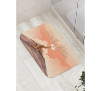 Коврик противоскользящий JoyArty "Облачное дерево" для ванной, сауны, бассейна, bath_14962