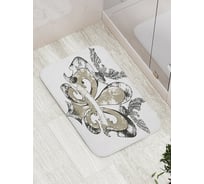 Коврик противоскользящий JoyArty "Винтажная геральдика" для ванной, сауны, бассейна, bath_14857
