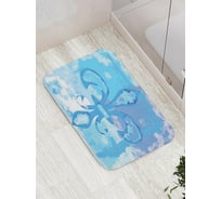 Коврик противоскользящий JoyArty "Морозный орнамент" для ванной, сауны, бассейна, bath_14852