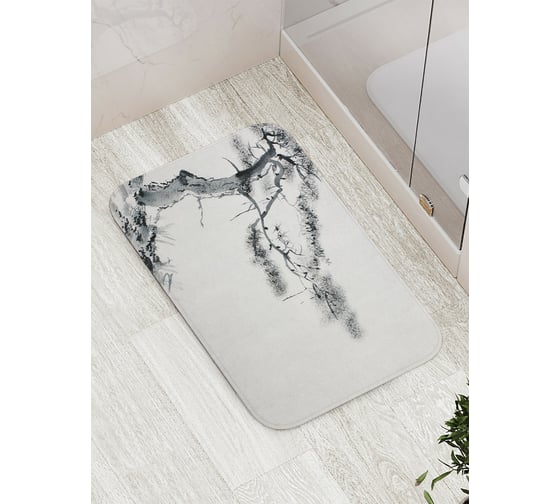 Коврик противоскользящий JoyArty "Холмовое дерево" для ванной, сауны, бассейна, bath_14929 1