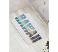 Коврик противоскользящий JoyArty "Пляжи Гавайи" для ванной, сауны, бассейна, bath_14998