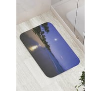 Коврик противоскользящий JoyArty "Лунная ночь на берегу" для ванной, сауны, бассейна, bath_14993