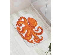 Коврик противоскользящий JoyArty "Яркий осьминог" для ванной, сауны, бассейна, bath_15045