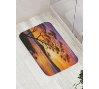 Коврик противоскользящий JoyArty "Думающее дерево" для ванной, сауны, бассейна, bath_15136