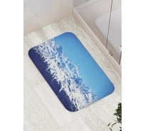 Коврик противоскользящий JoyArty "Зимние скалы" для ванной, сауны, бассейна, bath_15287