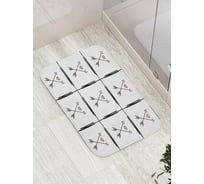 Коврик противоскользящий JoyArty "Любовные стрелы" для ванной, сауны, бассейна, bath_15279