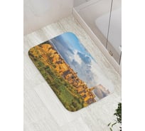 Коврик противоскользящий JoyArty "Старинный поселок" для ванной, сауны, бассейна, bath_15387