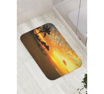 Коврик противоскользящий JoyArty "Завораживающий закат" для ванной, сауны, бассейна, bath_15316