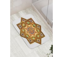 Коврик противоскользящий JoyArty "Цветной орнамент с узорами" для ванной, сауны, бассейна, bath_15417