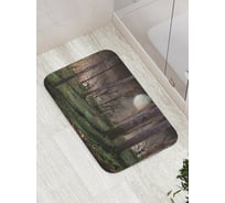 Коврик противоскользящий JoyArty "Ночной лес" для ванной, сауны, бассейна, bath_15427