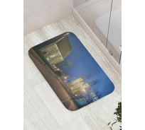 Коврик противоскользящий JoyArty "Ночной собор" для ванной, сауны, бассейна, bath_15438