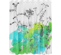 Шторка для ванной WasserKraft Dill SC-39103