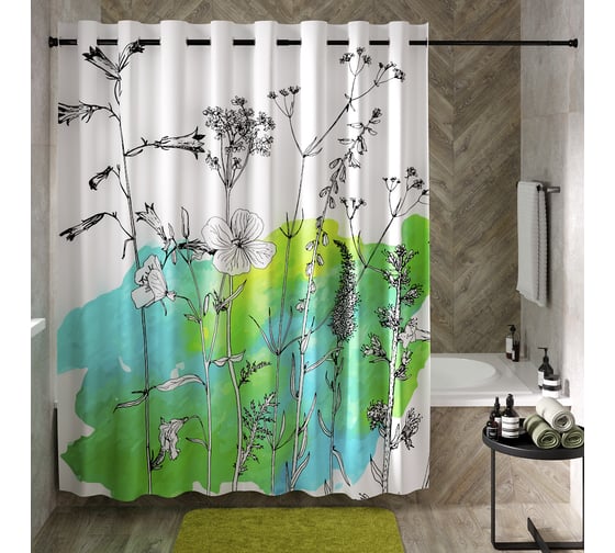 Шторка для ванной WasserKraft Dill SC-39103