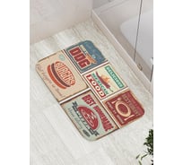 Коврик противоскользящий JoyArty "Реклама ресторанов" для ванной, сауны, бассейна, bath_15584