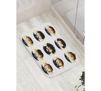 Коврик противоскользящий JoyArty "Стильные мужчины" для ванной, сауны, бассейна, bath_15602