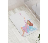 Коврик противоскользящий JoyArty "Симпатичная фея" для ванной, сауны, бассейна, bath_15598