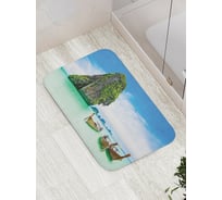 Коврик противоскользящий JoyArty "Путешественники вернулись" для ванной, сауны, бассейна, bath_15509