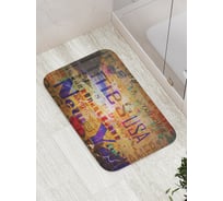 Коврик противоскользящий JoyArty "Американский гранж" для ванной, сауны, бассейна, bath_15546