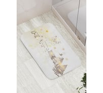 Коврик противоскользящий JoyArty "Мишки спешат на праздник" для ванной, сауны, бассейна, bath_5758