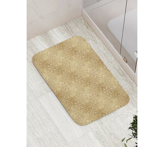 Коврик противоскользящий JoyArty "Золотистый перелив" для ванной, сауны, бассейна, bath_13535 1