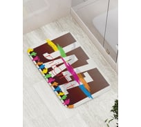 Коврик противоскользящий JoyArty "Джазовая ночь" для ванной, сауны, бассейна, bath_14249