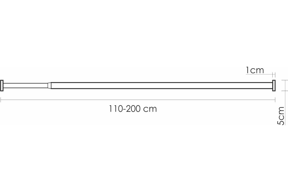 Карниз для ванной fora 230kwk