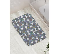 Коврик противоскользящий JoyArty "Крольчата" для ванной, сауны, бассейна, bath_54018