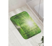 Коврик противоскользящий JoyArty "Зеленый лес" для ванной, сауны, бассейна, bath_125591