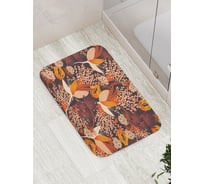 Коврик противоскользящий JoyArty "Осенние цветы" для ванной, сауны, бассейна, bath_70672