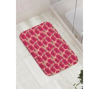 Коврик противоскользящий JoyArty "Сумашествие маков" для ванной, сауны, бассейна, bath_75106