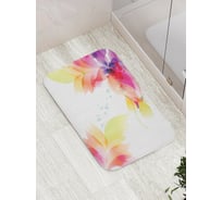Коврик противоскользящий JoyArty "Лепестки радуги" для ванной, сауны, бассейна, bath_2305