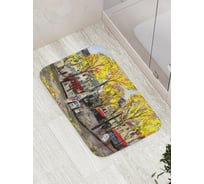 Коврик противоскользящий JoyArty "В городе осень" для ванной, сауны, бассейна, bath_3459