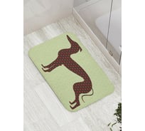 Коврик противоскользящий JoyArty "Борзая" для ванной, сауны, бассейна, bath_8422