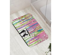 Коврик противоскользящий JoyArty "Под красочным дождем" для ванной, сауны, бассейна, bath_867
