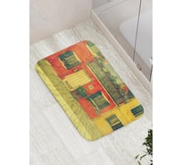 Коврик противоскользящий JoyArty "Вид на старый дом" для ванной, сауны, бассейна, bath_776