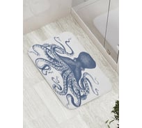 Коврик противоскользящий JoyArty "Злость осьминога" для ванной, сауны, бассейна, bath_8173