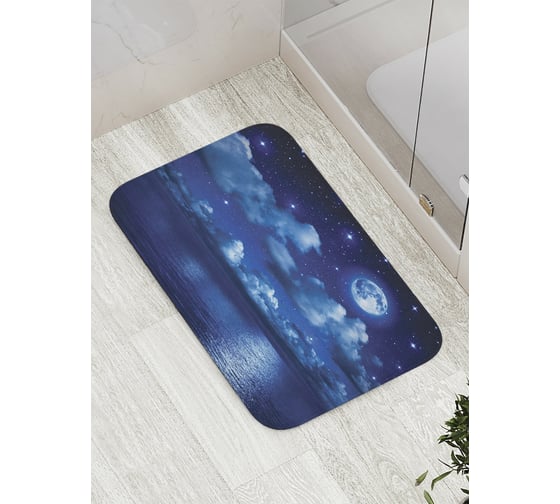 Коврик противоскользящий JoyArty "Облака сказки" для ванной, сауны, бассейна, bath_8665 1