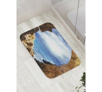 Коврик противоскользящий JoyArty "Арка у моря" для ванной, сауны, бассейна, bath_8203