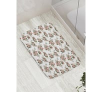 Коврик противоскользящий JoyArty "Город цветов" для ванной, сауны, бассейна, bath_8086