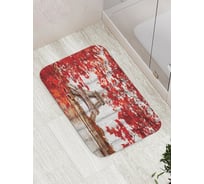Коврик противоскользящий JoyArty "Лиственная франция" для ванной, сауны, бассейна, bath_8503