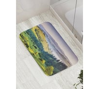 Коврик противоскользящий JoyArty "Холмовые секреты" для ванной, сауны, бассейна, bath_8833