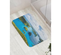 Коврик противоскользящий JoyArty "Море островов" для ванной, сауны, бассейна, bath_9574