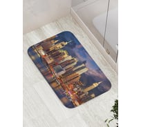 Коврик противоскользящий JoyArty "Вечерний город" для ванной, сауны, бассейна, bath_9619