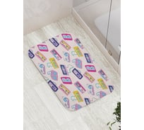 Коврик противоскользящий JoyArty "Пленочные кассеты" для ванной, сауны, бассейна, bath_9770