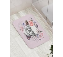 Коврик противоскользящий JoyArty "Смертельный облик" для ванной, сауны, бассейна, bath_9758